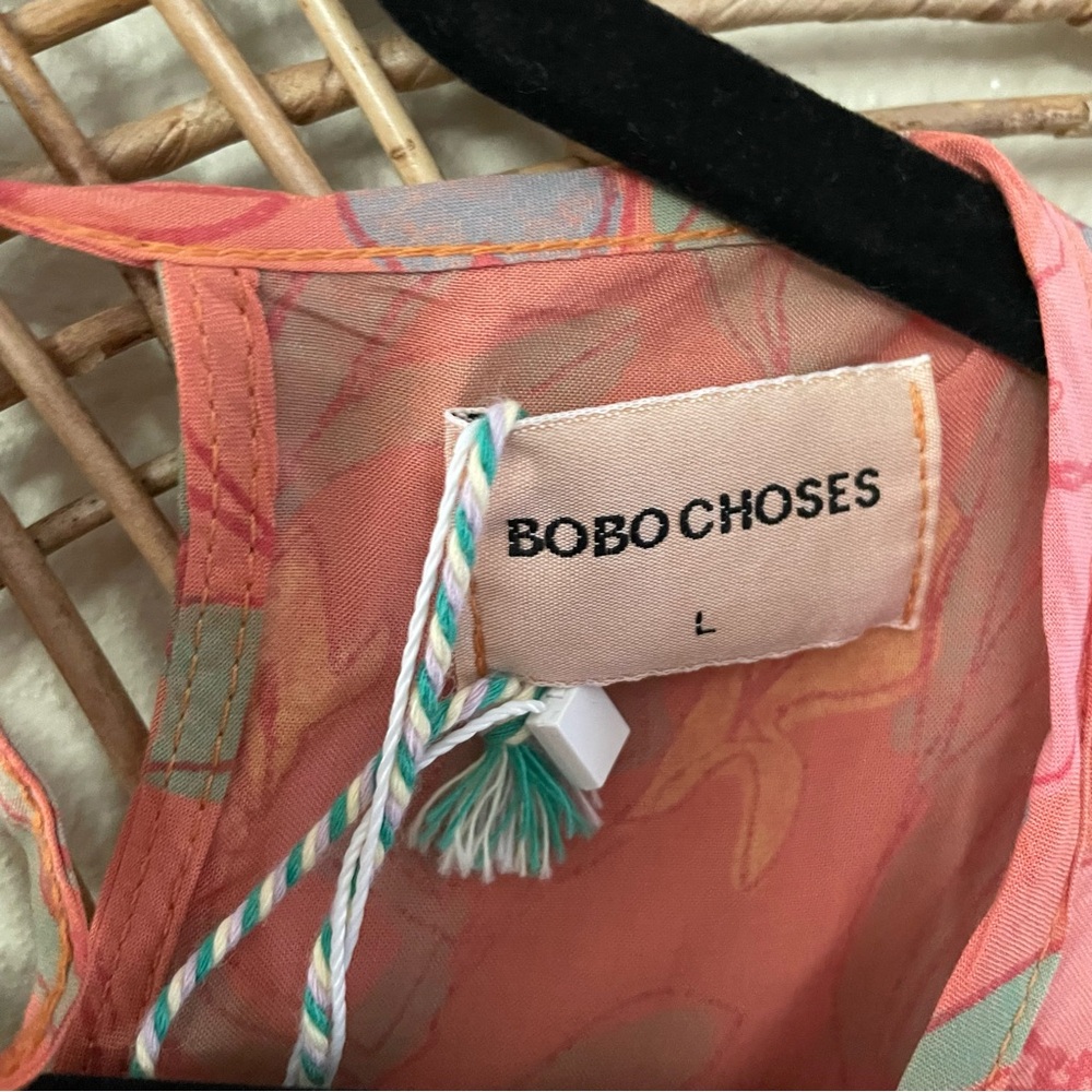 Anthropologie Bobo Choses Maxi Dress Cottagecore Whimsy Art To Wear Sz L NWT B33 - Picture 7 of 16
